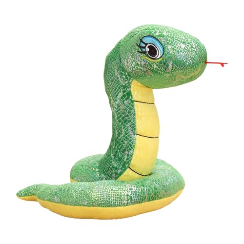 Puppenbekleidung 1 Stück Ornament-Maskottchen 2025, chinesisches Geschenkjahr, für Zuhause, Geschäft, Restaurant, Tisch, Sternzeichen, Neujahrssegen, Souvenir, 20 cm Puppenbekleidung (Green, A) von Generisch