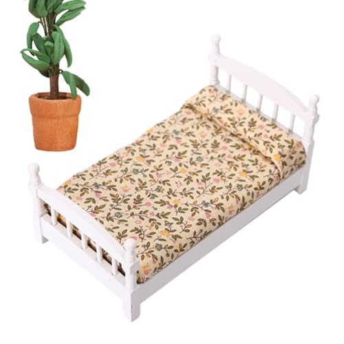 Generisch Puppenbett, Wichtelbett, Puppenhausmöbel, Puppenhausbett Aus Im Maßstab 1:12, Kreatives Multifunktionales Spielzeugbett, Tragbare Dekorative Puppenhausmöbel Für Junge, Mädchen, Kinder Generisch Puppenbett, Wichtelbett, Puppenhausmöbel, Puppenhausbett Aus Im Maßstab 1:12, Kreatives Multifunktionales Spielzeugbett, Tragbare Dekorative Puppenhausmöbel Für Junge, Mädchen, Kinder von Generisch
