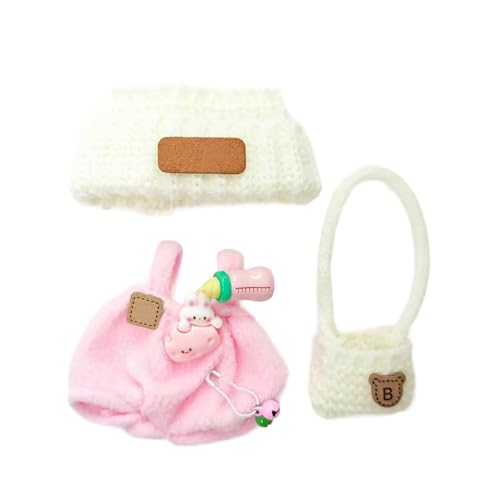 Puppenbett Holz Kleidung für Puppen (Keine Puppe) Handgemachte Kleidung für Puppen Outfits für 17cm Sammlerstücke Stilvolle Mode für den Urlaub Papierpuppen (10cm) von Generisch