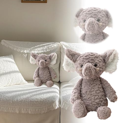 Puppenbett Spielzeug-Tierpuppe mit Langen Beinen, um Kinder beruhigen. Schlafende Puppe, süße Geburtstagspuppe. Kinderwagen Puppenwagen (Grey, 35cm) von Generisch