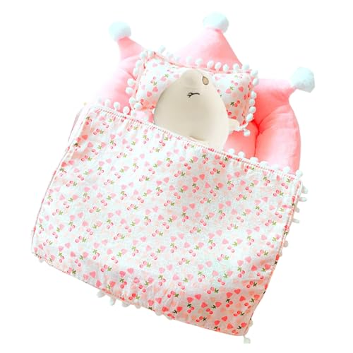 Puppenbettzubehör - Babypuppenzubehör | Muñ-Ecas House Paras | Casa Muñ-Ecas Mit Kissen Und Manta | Dekorative Möbel Paras Rollenspiele, Krug Puppenbettzubehör - Babypuppenzubehör | Muñ-Ecas House Paras | Casa Muñ-Ecas Mit Kissen Und Manta | Dekorative Möbel Paras Rollenspiele, Krug von Generisch