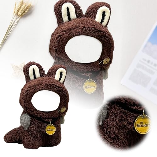 Puppenhaus Beleuchtung Weiche Puppenkleidung für Kinder, kurzfloriges Kostüm, Outfit, Zubehör, Spielen im Innenbereich, Anziehen für Kinder ab 3 Jahren Puppenbett 43 cm Puppe (17x10cm) von Generisch