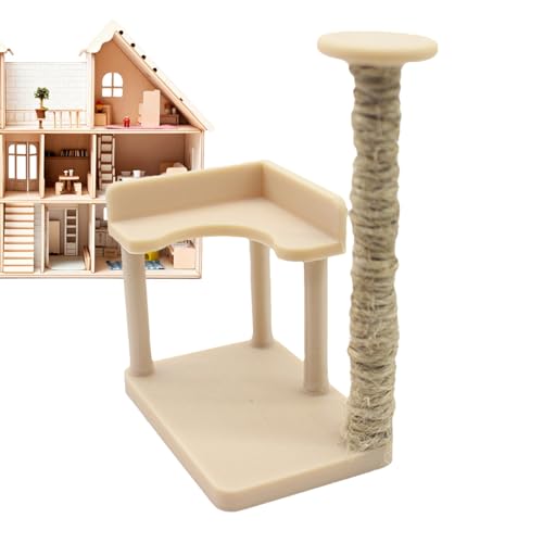 Puppenhaus-Miniatur-Katzen-Klettergerüst,Puppenhaus-Miniatur-Katzen-Klettergerüst -1:12 Miniatur-Katzenkletterer | Winzige Möbel, Katzen-Klettergestell-Modell, Bauernhoftiere, Spielzeug, Puppenhaus-Z Puppenhaus-Miniatur-Katzen-Klettergerüst,Puppenhaus-Miniatur-Katzen-Klettergerüst -1:12 Miniatur-Katzenkletterer | Winzige Möbel, Katzen-Klettergestell-Modell, Bauernhoftiere, Spielzeug, Puppenhaus-Z von Generisch