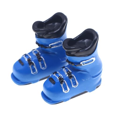 Puppenhaus-Miniatur-Schlittschuhe und Ski-Hüte im Maßstab 1:12 für Winter dekor; Puppenhaus Modell Spielzeug zubehör Puppenhaus-Miniatur-Schlittschuhe und Ski-Hüte im Maßstab 1:12 für Winter dekor; Puppenhaus Modell Spielzeug zubehör von Generisch