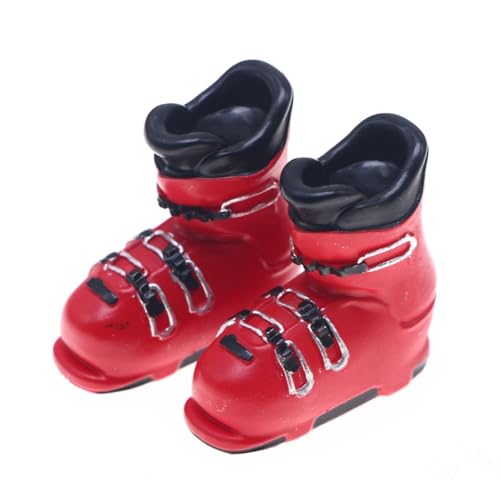 Puppenhaus-Miniatur-Schlittschuhe und Ski-Hüte im Maßstab 1:12 für Winter dekor; Puppenhaus Modell Spielzeug zubehör Puppenhaus-Miniatur-Schlittschuhe und Ski-Hüte im Maßstab 1:12 für Winter dekor; Puppenhaus Modell Spielzeug zubehör von Generisch