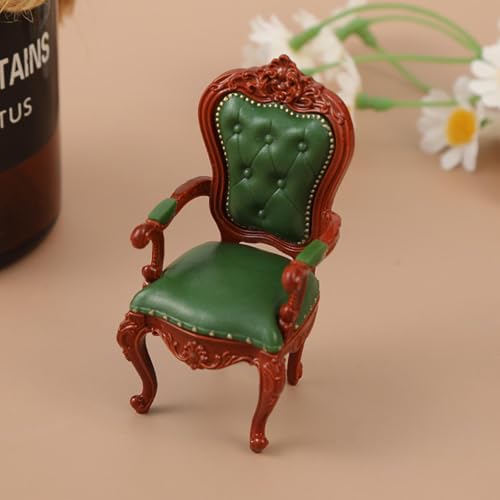 Puppenhaus-Miniatur-Sessel-Spielzeug im Maßstab 1/12; Wohnzimmer möbel für Puppenhaus-Dekoration Puppenhaus-Miniatur-Sessel-Spielzeug im Maßstab 1/12; Wohnzimmer möbel für Puppenhaus-Dekoration von Generisch