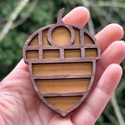 Puppenhaus Regal, Mehrfarbiges Miniatur-Schmuckstück mit Sorten Gitte, Mond-und Pilz-Thema und kleine Fächer für Tiny Decor und Sammlerstücke von Generisch