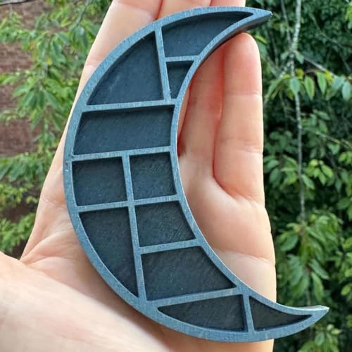 Puppenhaus Regal, Mehrfarbiges Miniatur-Schmuckstück mit Sorten Gitte, Mond-und Pilz-Thema und kleine Fächer für Tiny Decor und Sammlerstücke Puppenhaus Regal, Mehrfarbiges Miniatur-Schmuckstück mit Sorten Gitte, Mond-und Pilz-Thema und kleine Fächer für Tiny Decor und Sammlerstücke von Generisch