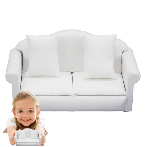 Puppenhaus-Sofa | Miniatur-Wohnzimmermöbel, Puppenhaus-Spielzeug, Sofa, Möbel, Spielzeug, Puppenhaus-Zubehör, Spielzeug für Mädchen und Puppenhaus-Sofa | Miniatur-Wohnzimmermöbel, Puppenhaus-Spielzeug, Sofa, Möbel, Spielzeug, Puppenhaus-Zubehör, Spielzeug für Mädchen und von Generisch