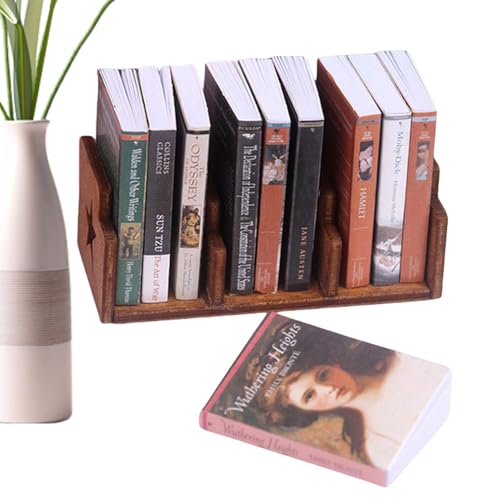 Puppenhaus Zubehör 1:12 Miniaturen Bücher Dekoration, 10 Stück Miniaturen Puppenhaus Bücher, Puppenhaus Arbeitszimmer Schlafzimmer Bibliothek Zubehör, Assorted Miniaturen Bücher, Puppenhausbücher Puppenhaus Zubehör 1:12 Miniaturen Bücher Dekoration, 10 Stück Miniaturen Puppenhaus Bücher, Puppenhaus Arbeitszimmer Schlafzimmer Bibliothek Zubehör, Assorted Miniaturen Bücher, Puppenhausbücher von Generisch