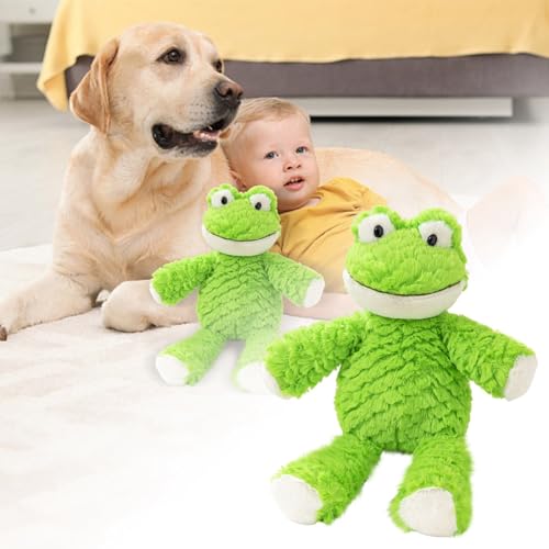 Puppenhaus Zubehör Spielzeug-Tierpuppe mit Langen Beinen, um Kinder beruhigen. Schlafende Puppe, süße Geburtstagspuppe. Puppenhaus Zubehör 1/12 (Green, 35cm) von Generisch