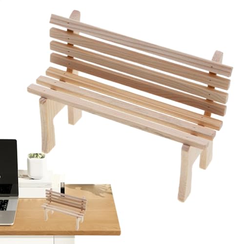 Puppenhausmöbel aus Holz | Trolley Statue Holz winzige Möbel Zubehör | Miniaturhaus Zubehör, kleine Möbel für Märchenwelt von Generisch