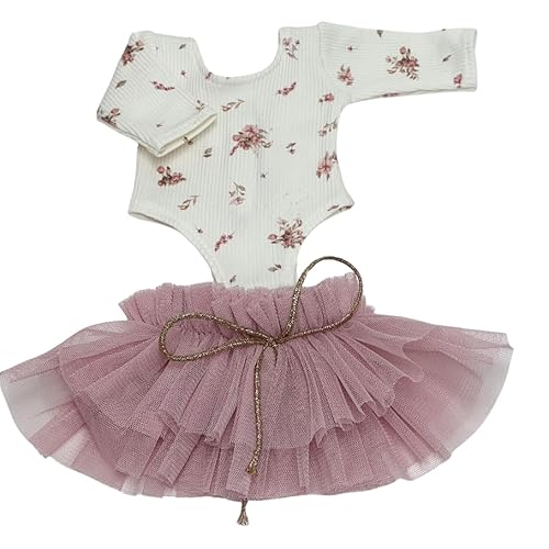 Puppenkleidung, 15 Zoll Puppenkleidungsset, Tüllbluse und Rock, 100% Baumwolle, Geschenk für EIN Kind Puppenkleidung, 15 Zoll Puppenkleidungsset, Tüllbluse und Rock, 100% Baumwolle, Geschenk für EIN Kind von Generisch