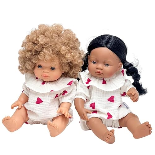 Puppenkleidung 34-38cm, Musselin Overall, Geschenk für Mädchen, 100% Baumwolle, Handarbeit, Puppenzubehör, Geschenk für Mädchen Puppenkleidung 34-38cm, Musselin Overall, Geschenk für Mädchen, 100% Baumwolle, Handarbeit, Puppenzubehör, Geschenk für Mädchen von Generisch