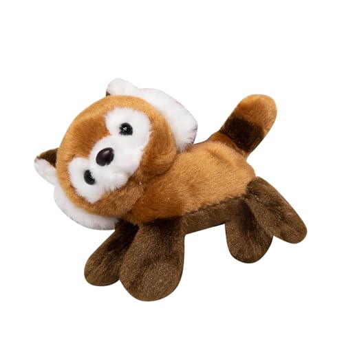 Puppenkleidung 38 cm Neues Plüschspielzeug Pinguin Schulterplüsch Magnetismusspielzeug Tigerpuppe Großer Panda Roter Panda Magnetismus Schulterplüsch Schultermagnet Giraffe (Light Purple, A) von Generisch
