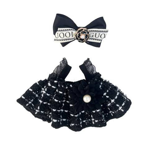 Puppenkleidung 43 cm Niedliches Puppenkleidungsset, modisch trendig, geeignet für alle Arten von Puppen, das Kindern unbegrenzte Kreativität bietet!1 Puppenhaus Zubehör Küche (Black, 8cn) von Generisch