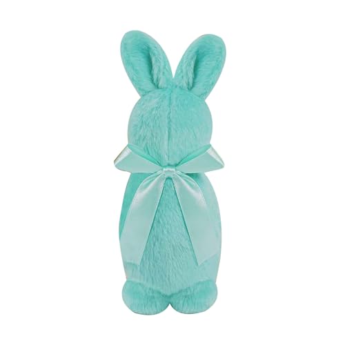 Puppenkleidung 46 cm Osterpuppendekoration Hasenpuppendekoration Blau Gelb Rot Osterhasenpuppengeschenk Osterdekoration Kindergeschenk Puppenkleidung 46 cm (Blue, One Size) von Generisch