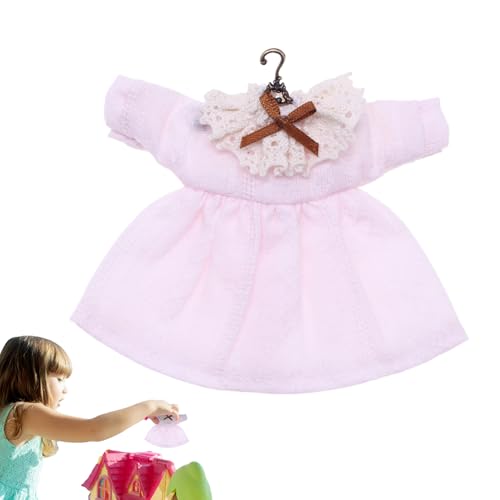 Puppenkleidung - Plüschpuppen Bekleidung Zum Verkleiden | Miniaturkleidung Für Kleine Stofftiere, Kleider Outfits Und Zubehör von Generisch