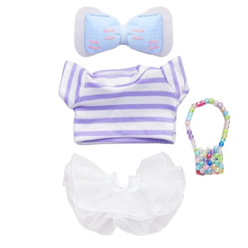 Puppenkleidung für Labub, 2025 neues 17 cm Puppen-Outfit-Set, bezaubernde Puppenkleidung, Accessoires, Mode, High-End-Luxus Puppenkleidung für Labub, 2025 neues 17 cm Puppen-Outfit-Set, bezaubernde Puppenkleidung, Accessoires, Mode, High-End-Luxus von Generisch