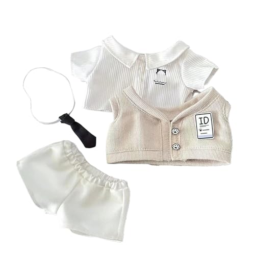 Puppenkleidung für Puppen, Plüschpuppenkleidung | Schulpuppen-Outfit 7,87 Zoll weiche Schulpuppenkleidung - Hosen Puppenzubehör Ersatz Schöne Kleid Outfits für Puppe Puppenkleidung für Puppen, Plüschpuppenkleidung | Schulpuppen-Outfit 7,87 Zoll weiche Schulpuppenkleidung - Hosen Puppenzubehör Ersatz Schöne Kleid Outfits für Puppe von Generisch