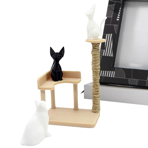 Puppenmöbel, Retro-Puppenhaus-Möbel, Katzenbaum, Miniatur, winzige Möbel, Katzenklettergestell-Modell, Bauernhoftiere, Spielzeug, Puppenhauszubehör für Haustier-Szenenmodell Puppenmöbel, Retro-Puppenhaus-Möbel, Katzenbaum, Miniatur, winzige Möbel, Katzenklettergestell-Modell, Bauernhoftiere, Spielzeug, Puppenhauszubehör für Haustier-Szenenmodell von Generisch