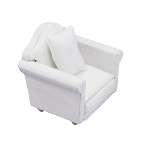 Puppensofa, Puppencouch | Puppenmöbel im Maßstab 1:12,Wohnzimmer-Miniatur-Sofa-Möbel, Puppenhaus-Zubehör Puppensofa, Puppencouch | Puppenmöbel im Maßstab 1:12,Wohnzimmer-Miniatur-Sofa-Möbel, Puppenhaus-Zubehör von Generisch