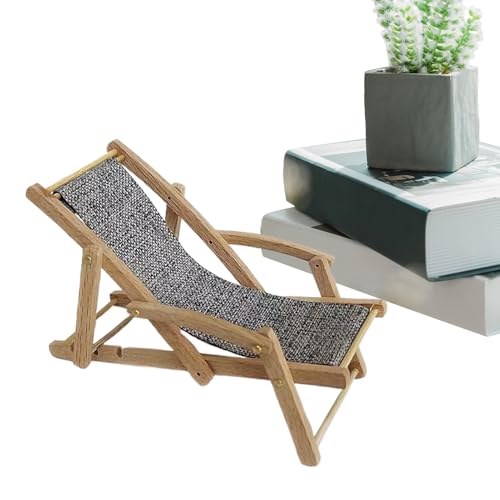 Puppenstuhl, charmantes Holzdesign, ideal für Puppenhäuser, Sammlerregale, Schreibtischdekor oder Bücherregale, verbessert kreative Räume Puppenstuhl, charmantes Holzdesign, ideal für Puppenhäuser, Sammlerregale, Schreibtischdekor oder Bücherregale, verbessert kreative Räume von Generisch