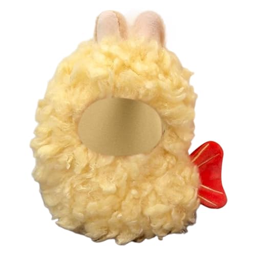 Puppenwagen Entzückendes, weiches Stofftier, Puppe, süßes Sammlerstück für Kinder Erwachsene, Polyesterfaser, für den Innen- Außenbereich geeignet Puppenzubehör (Yellow, 17cm) von Generisch