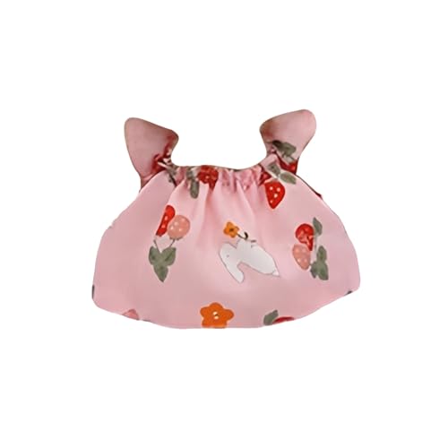 Puppenwagen Holz das süße, Bedruckte, um den hängende Kleid schafft einen einzigartigen verspielten Stil verleiht Kinderspielzeug eine schöne Note! Puppenhaus Zubehör 1/12 (A, One Size) von Generisch
