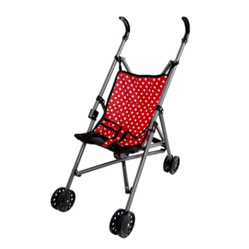 Puppenwagen Set, Puppenwagen Spielzeug mit Zubehör, Kinderwagen für Puppen, Rollenspiel Spielzeug, Kreatives Spielzeug, Leicht zu Montieren, Indoor Spielzeug (C) von Generisch