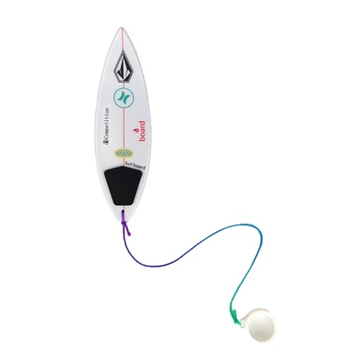PuppenzubehöR Surf-Griffbretter, Griffbrett-Spielzeug | Finger für Autofahrten | Griffbretter zum Surfen | Finger-Windsurfbrett | Brett für Kinder | Badespielzeug | Spielzeugzubehör ( White, 10cmX3cm) von Generisch