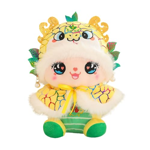 Puppenzubehör Baby Chinesisches Neujahr 2025 Jahr Maskottchen Xingshi Innendekoration Ornamente Kinderwagen Puppenwagen (A) von Generisch