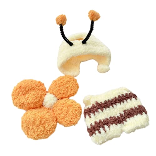 Puppenzubehör Baby Modepuppenkleidungs-Outfit für 17 cm große Puppen, weiche Spielkleidung Stoff, süßes Anziehkostüm, Zubehör für Kinder Mädchen, Rollenspiele für drinnen draußen (Yellow, 16X6cm) Puppenzubehör Baby Modepuppenkleidungs-Outfit für 17 cm große Puppen, weiche Spielkleidung Stoff, süßes Anziehkostüm, Zubehör für Kinder Mädchen, Rollenspiele für drinnen draußen (Yellow, 16X6cm) von Generisch