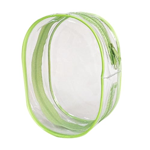 Puppenzubehör Junge 17,2 cm Baby-Aufbewahrungstasche PVC, verdickt, hohe Transparenz, Babytasche, niedlich, Baby-Gehschutz, Hängetasche, transparent Puppenzubehör Set (Green, 17.2cm) von Generisch