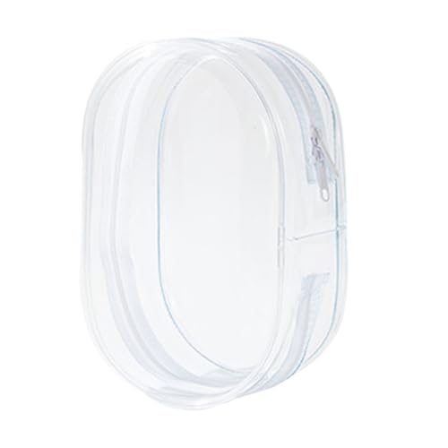 Puppenzubehör Junge 17,2 cm Baby-Aufbewahrungstasche PVC, verdickt, hohe Transparenz, Babytasche, niedlich, Baby-Gehschutz, Hängetasche, transparent Puppenzubehör Set (White, 17.2cm) von Generisch