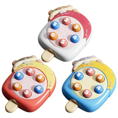 Push-Fidget-Spiel, schnelles Push-Bubble-Spiel | Quick Press Fidget-Spiel | Fast Press Push Game Fidget Toys, Handheld-Spiel für Kinder, kreatives Fast Push Game Fidget Toy von Generisch