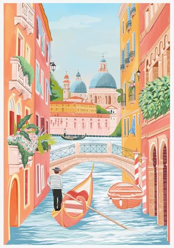 Puzzle 1000 Teile Erwachsene, Amsterdam Japan London Reisen, Klassische Puzzles, Pädagogisches Spiel Herausforderung Spielzeug, Puzzlespiele für Die Ganze Familie von Generisch