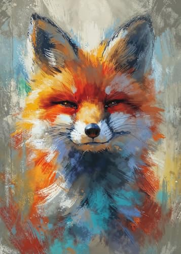 Puzzle 1000 Teile Erwachsene, Katze Fuchs Kaninchen Schwein Kuscheltiere, Klassische Puzzles, Pädagogisches Spiel Herausforderung Spielzeug, Puzzlespiele für Die Ganze Familie von Generisch