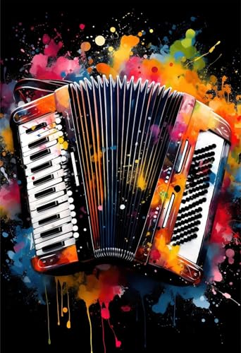 Puzzle 1000 Teile Erwachsene, Klassisches Modeinstrumenten-Musikfestival, Klassische Puzzles, Pädagogisches Spiel Herausforderung Spielzeug, Puzzlespiele für Die Ganze Familie von Generisch