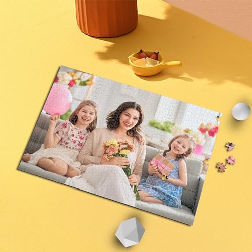Puzzle 120/500/1000 Teile Erwachsene Personalisiertes Puzzle mit eigenem Foto Selbst Gestalten Foto Geschenke Weihnachten Geburtstag Geschenke (1000 Teile) von Generisch