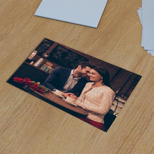 Puzzle 120/500/1000 Teile Erwachsene Personalisiertes Puzzle mit eigenem Foto Selbst Gestalten Foto Geschenke Weihnachten Geburtstag Geschenke (500 Teile) von Generisch