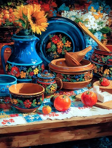 Puzzle 1500 Teile Erwachsene, Realistische Landschaft auf dem Desktop, Klassische Puzzles, Pädagogisches Spiel Herausforderung Spielzeug, Puzzlespiele für Die Ganze Familie(1500PCS) von Generisch
