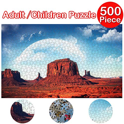 Puzzle 500 Teile für Erwachsene Farbenfrohes Kunstpuzzles Papierpuzzles Spielzeugpuzzle Rahmenpuzzle Interessante Klassische Puzzles Heimdekoration Geschenke für Damen Herren (Multicolor, One Size) von Generisch