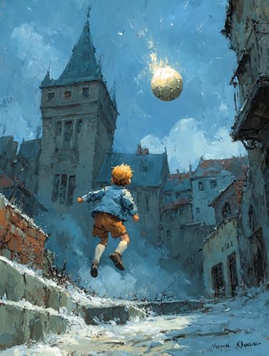 Puzzle Erwachsene 1000 Teile, Abstraktes Fußballplakat, Klassische Puzzles, Pädagogisches Spiel Herausforderung Spielzeug, Puzzlespiele für Die Ganze Familie(1000PCS) von Generisch