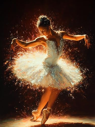 Puzzle Erwachsene 500 Teile, Balletttänzerin, Klassische Puzzles, Pädagogisches Spiel Herausforderung Spielzeug, Puzzlespiele für Die Ganze Familie(500PCS) von Generisch