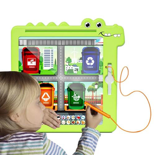 Puzzle-Labyrinth-Spiele, Magnetisches Labyrinth-Brett,Sensorisches Spielzeug-Matching-Brett-Labyrinth-Gehirnspiel - Lernspielzeug zur Hand-Auge-Koordination für Kinder im Kindergarten, für, Mädchen u Puzzle-Labyrinth-Spiele, Magnetisches Labyrinth-Brett,Sensorisches Spielzeug-Matching-Brett-Labyrinth-Gehirnspiel - Lernspielzeug zur Hand-Auge-Koordination für Kinder im Kindergarten, für, Mädchen u von Generisch