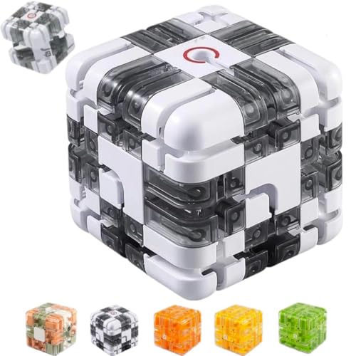 Puzzle Maze Cube,Large Labyrinth 3D Puzzles Maze Cube, Engaging Brain Teaser Toy,High Difficulty Puzzle,Spatial Awareness Brain Training,Perfect Educational Game Gift (Grey) von Generisch