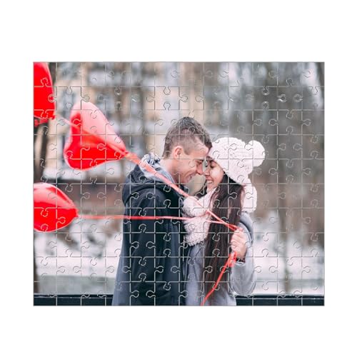 Puzzle Personalisiert,Puzzle Mit Eigenem Foto,Puzzle 1000 Teile,Fotogeschenk Für Jahrestag Geburtstag Weihnachten Valentinstag (1 Bild, 120pcs) von Generisch