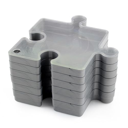 Puzzle-Sortierfächer | Stapelbare Und Verknüpfbare Puzzle-Tabletts - -Sortiertabletts Organisieren Von Puzzles Bis 1000 Teile Puzzle-Sortierfächer | Stapelbare Und Verknüpfbare Puzzle-Tabletts - -Sortiertabletts Organisieren Von Puzzles Bis 1000 Teile von Generisch