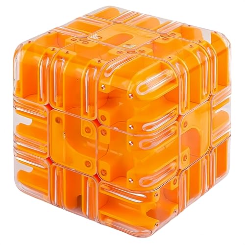 Puzzle-Würfel, magischer Kugel-Labyrinth-Ball, spannendes Denkspiel, Lernspielzeug für räumliches Vorstellungsvermögen, zum Stressabbau und zur Entwicklung des logischen Denkens (C) von Generisch